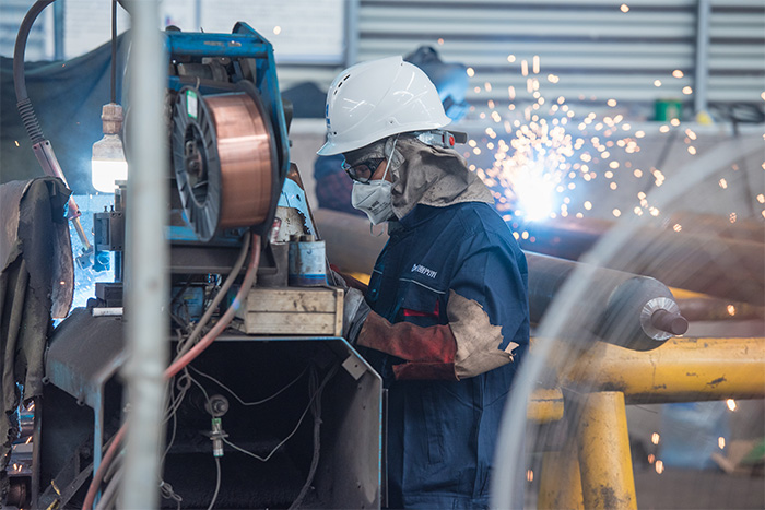 新乡网架焊接车间